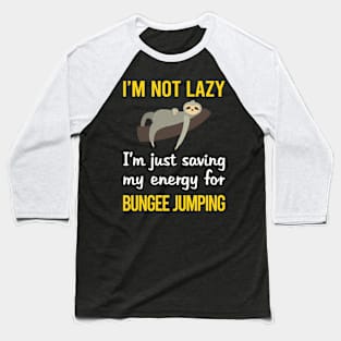 Funny Lazy Bungee Jumping Baseball T-Shirt